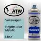 Preview: Volkswagen, Regatta Blue Metallic, LB5Y: 400ml Sprühdose, von ATW Autoteile West.